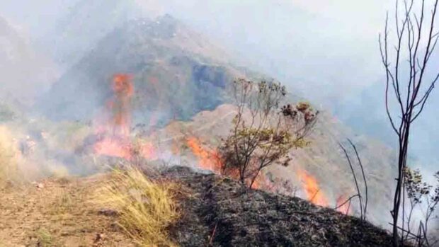 incendio en Yanacachi