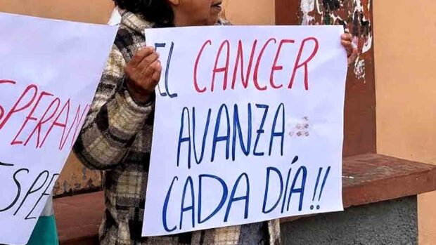 pacientes oncológicos reclaman medicamentos