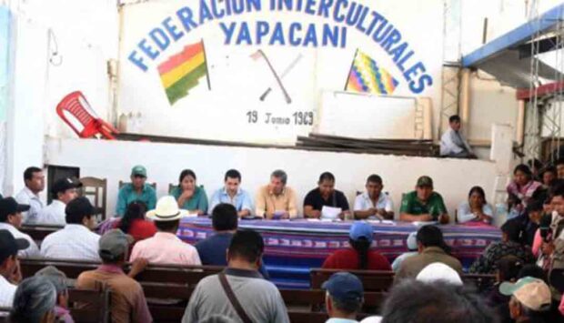 Productores de Yapacaní dan 48 horas