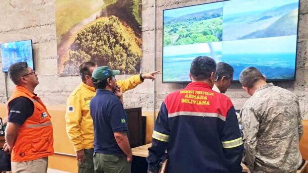 Bolivia Brasil coordinan sofocar incendios
