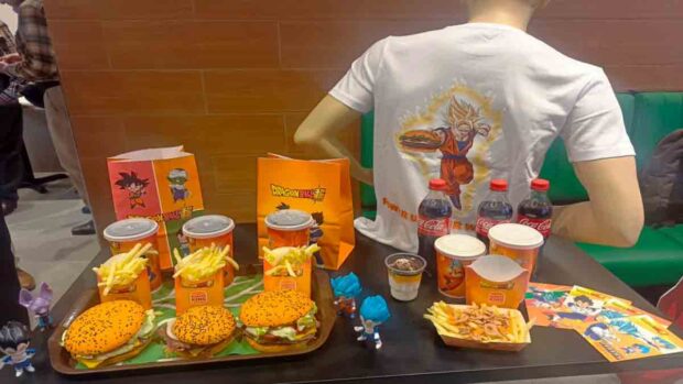 burger king con dragon ball super