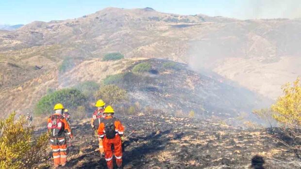 incendio en Santivañez