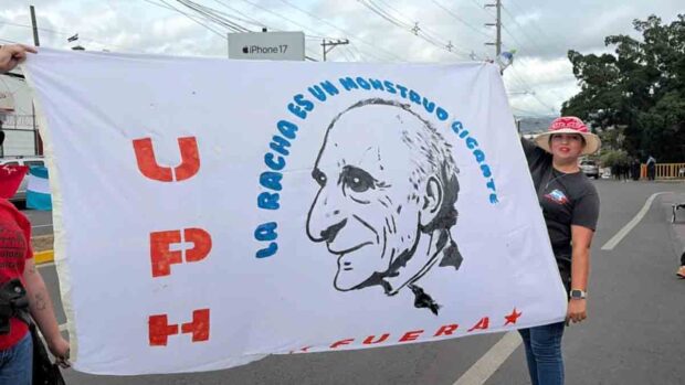 marcha en Honduras