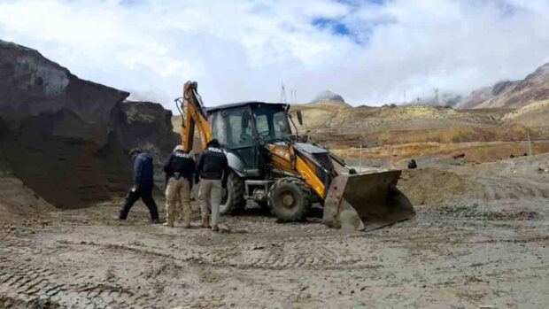 Minería ilegal en Milluni