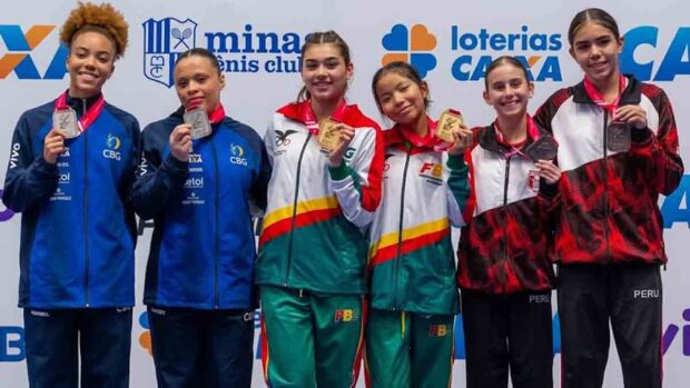 Bolivia gana oro en trampolín
