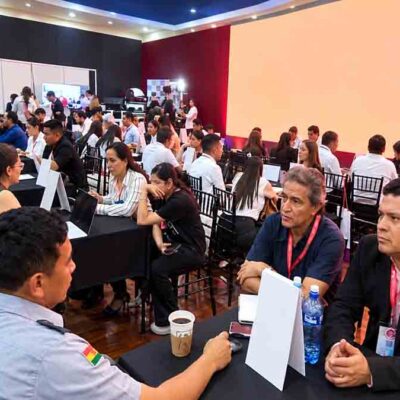 rueda de negocios en Expocruz