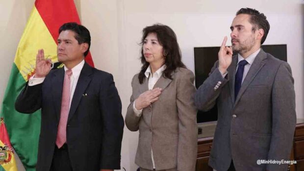 posesionan viceministros de hidrocarburos y energías