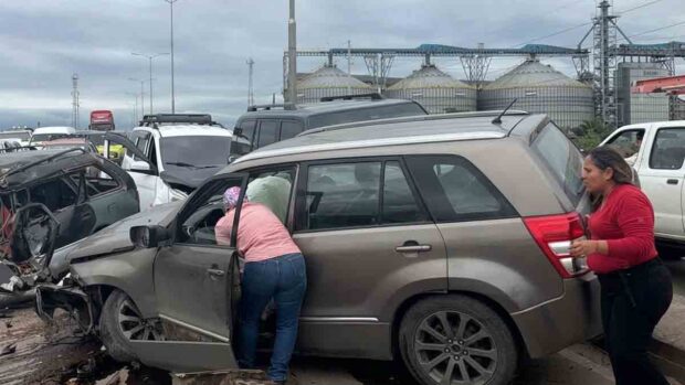 accidente en la carretera a cotoca
