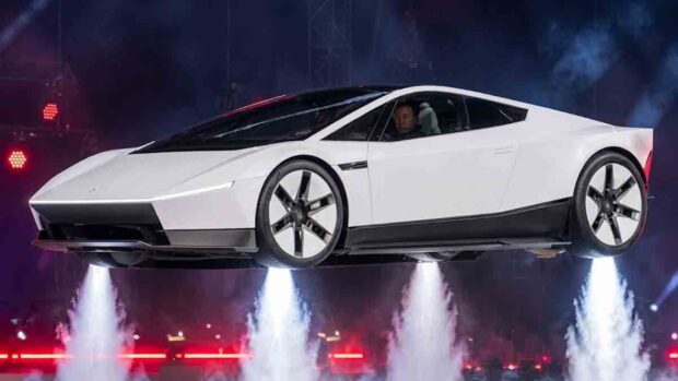 auto volador de elon musk