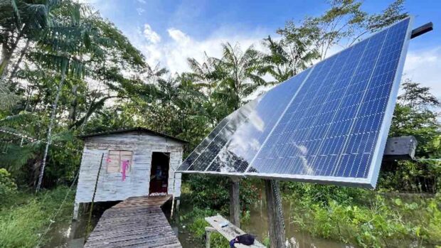 energía solar en la Amazonía