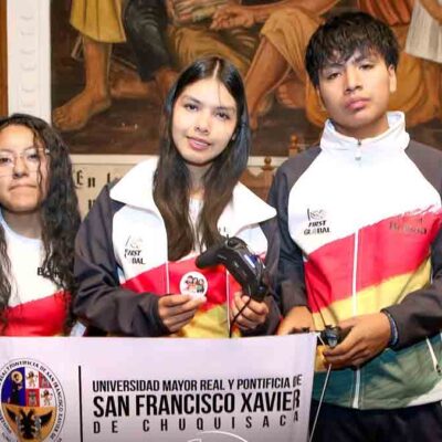 equipo boliviano de robótica rumbo a Corea del Sur