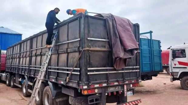 desvío de soya en La Paz